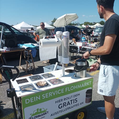 Service Flohmarkt für Aussteller + Besucher Service Flohmarkt für Aussteller + Besucher