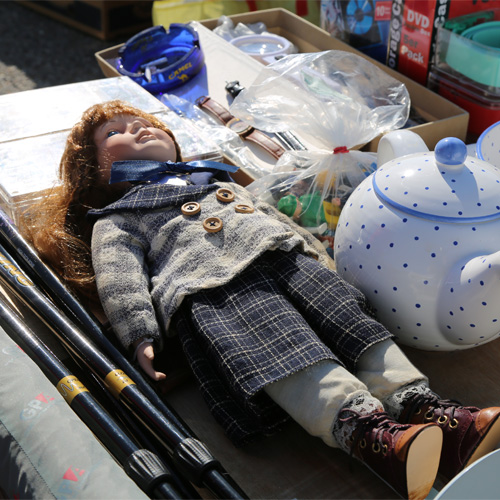 Nettes Flohmartkfoto